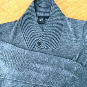 Armani Exchange Shawl Collar Sweater